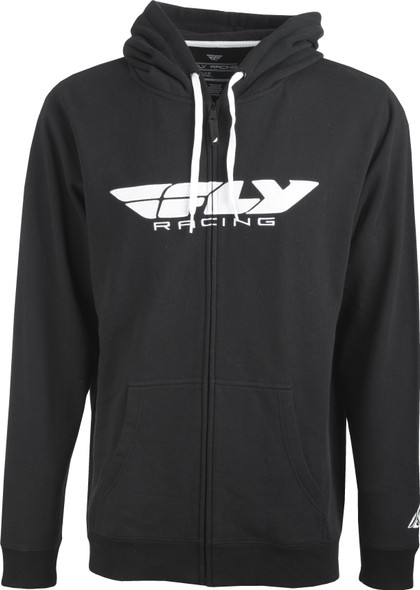 Fly Racing Fly Corporate Zip Up Hoodie Black Md 354-0190M