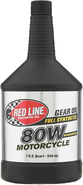 Red Line Gear Oil W/Shockproof 80W 1Qt 42704
