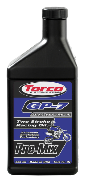 Torco Gp-7 2-Stroke Oil 1/2-Liter T930077Ye