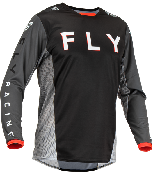 Fly Racing Kinetic Kore Jersey Black/Grey Md 376-420M