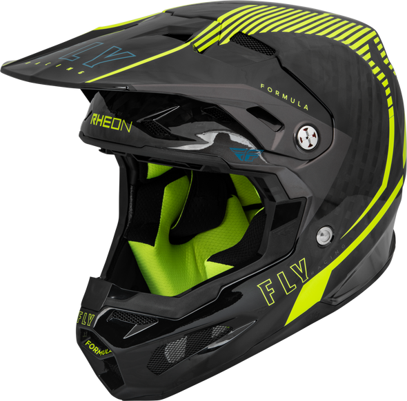 Fly Racing Formula Carbon Tracer Helmet Hi-Vis/Black Xl 73-4442X