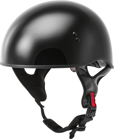 Gmax Hh-65 Half Helmet Naked Black Md H1650025