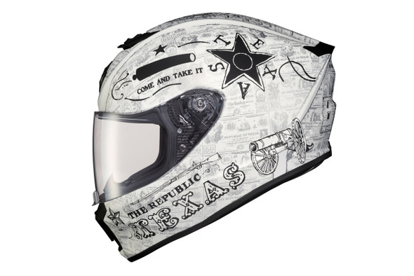 Scorpion Exo Exo-R420 Full-Face Helmet Lone Star White 2X 42-1717