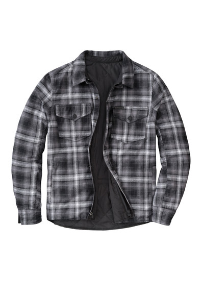 Scorpion Exo Morpheus Reversable Jacket Black/Plaid Grey Xl 15001-6