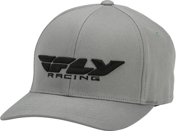 Fly Racing Fly Podium Hat Grey Lg/Xl 351-0385L