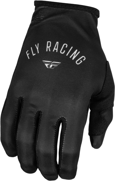 Fly Racing Women'S Lite Gloves Black/Light Grey Lg 377-610L