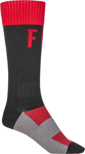 Fly Racing Mx Pro Socks Red/Black Lg/Xl 350-0532L