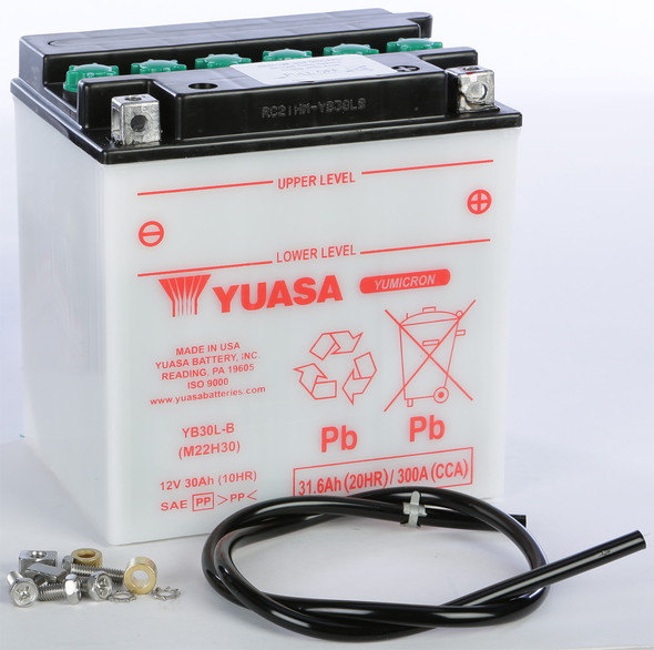 Yuasa Battery Yb30L-B Conventional Yuam22H30