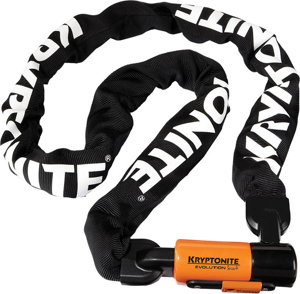 Kryptonite Evo 4 Chain 5Ft Black/Orange 815