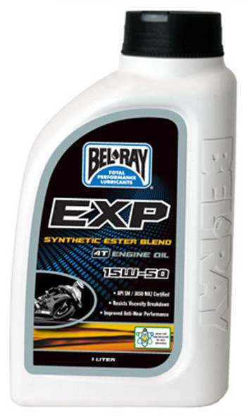 Bel-Ray Exp Synthetic Ester Blend 4T Engine Oil 15W-50 1L 99130-B1Lw