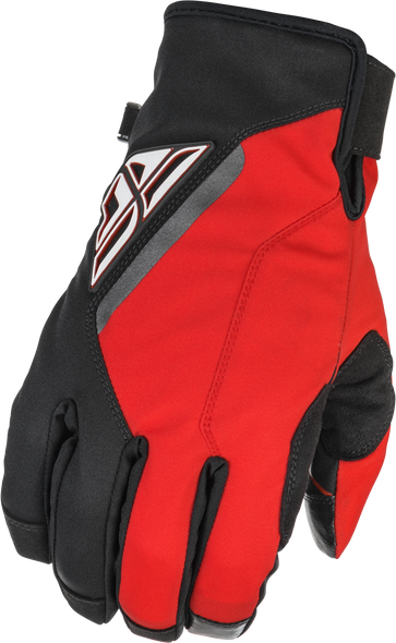 Fly Racing Title Gloves Black/Red Sz 13 371-05313