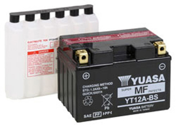 Yuasa Yt12A-Bs Maintenance Free 12 Volt Battery Yuam32Abs