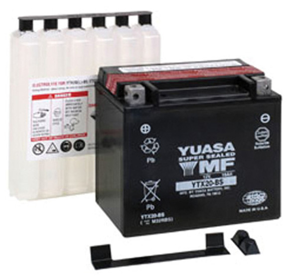 Yuasa Ytx20-Bs Maintenance Free 12 Volt Battery Yuam32Rbs