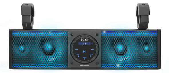 Boss Audio 18" Riot Sound Bar With Rgb 4 Speakers Fits 1.5-2.0" Bars Brt18Rgb