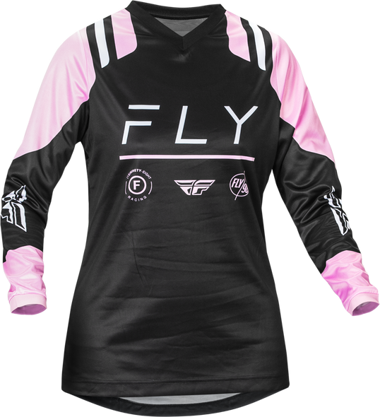Fly Racing Women'S F-16 Jersey Black/Lavender 2X 377-8212X