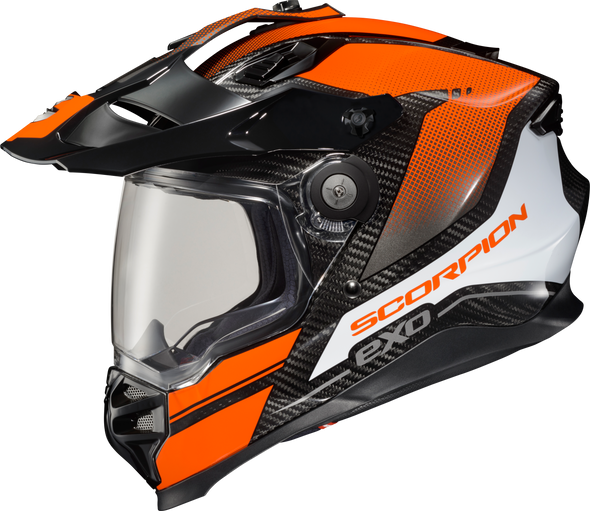 Scorpion Exo Xt9000 Carbon Full-Face Helmet Trailhead Orange Lg Xt9-1025