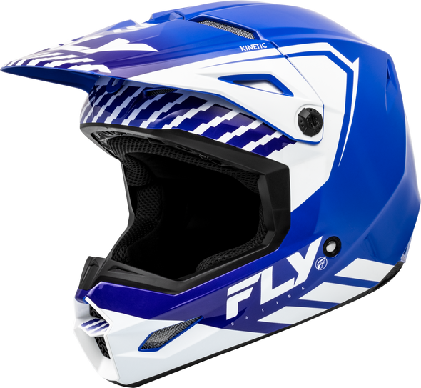Fly Racing Kinetic Menace Helmet Blue/White Xs F73-8656Xs