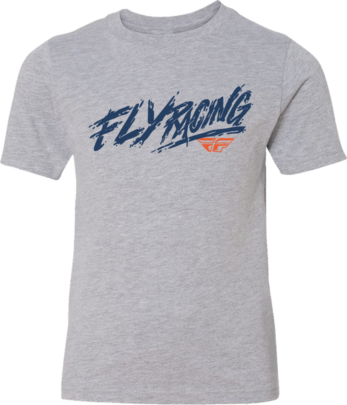 Fly Racing Youth Fly Khaos Tee Grey Ys 352-0022Ys