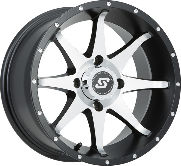 Sedona Storm Wheel 12X7 4/110 5+2 (+10Mm) Blk/Machined A7627011-52S