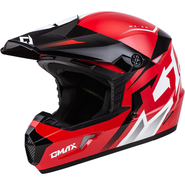 Gmax Mx-46 Compound Helmet Red/Black/White Sm D3464754
