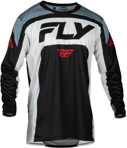 Fly Racing Lite Jersey Black/White/Denim Grey Xl 377-720X