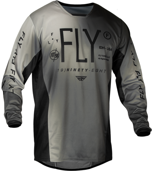 Fly Racing Youth Kinetic Prodigy Jersey Black/Light Grey Yxl 377-525Yxl