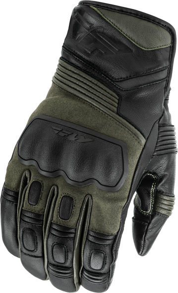 Fly Racing Surveyor Gloves Od Green Lg 476-2102L