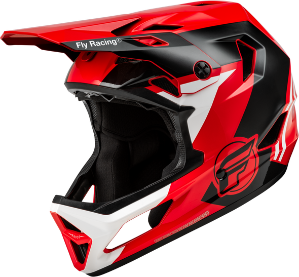 Fly Racing Youth Rayce Helmet Red/Black/White Yl 73-3611Yl