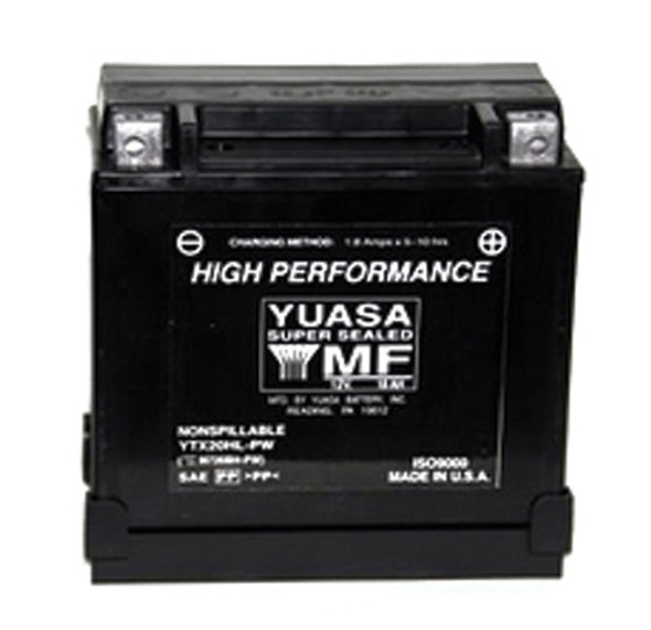 Yuasa Ytx20Hl-Pw Factory Activated Maintenance Free 12 Volt Yuam720Bh-Pw