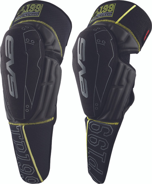 Evs Tp199 Knee Guards Black/Hi-Vis S/M Tp199K-Bk-S/M