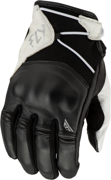 Fly Racing Venus Gloves Black/White Lg 476-6125L