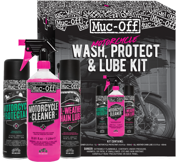 Muc-Off Wash  Protect & Lube Kit 20095Us