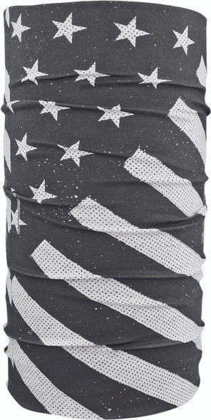 Zan Motley Tube Polyester Black/White Flag T091