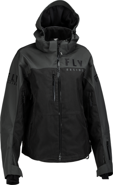 Fly Racing Women'S Carbon Jacket Black/Grey Md 470-4500M