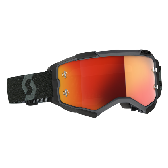 Scott Fury Goggle Black Orange Chrome Works Lens 272828-0001280