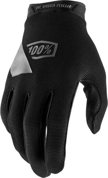 100% Ridecamp Youth Gloves Black Md 10012-00001