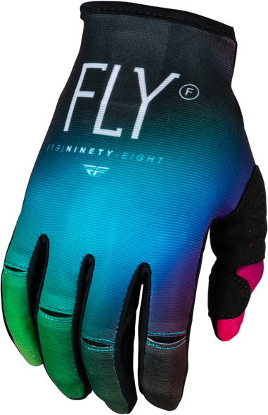 Fly Racing Youth Kinetic Prodigy Gloves Fuschia/Elec Blue/Hi-Vis Yl 377-517Yl