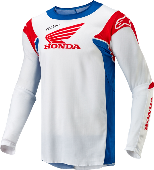 Alpinestars Honda Racer Iconic Jersey Wht/Br Blue/Br Red Xl 3768023-2027-Xl