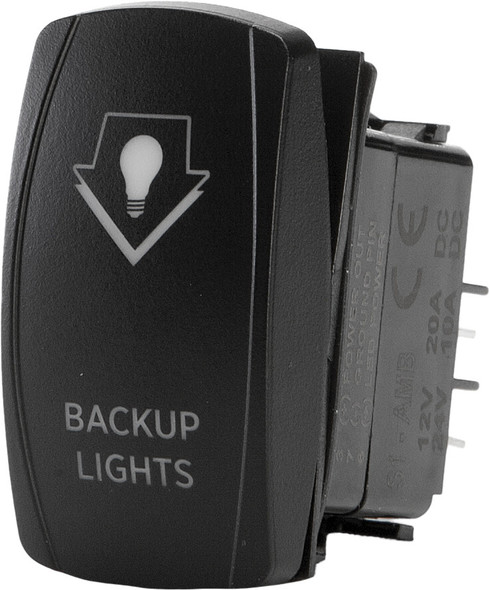 Flip Back Up Lighting Switch Pro Series Backlit Sc1-Amb-L2