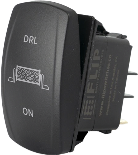 Flip Drl 3 Position Switch Pro Series Backlit Sc3-Amb-L86