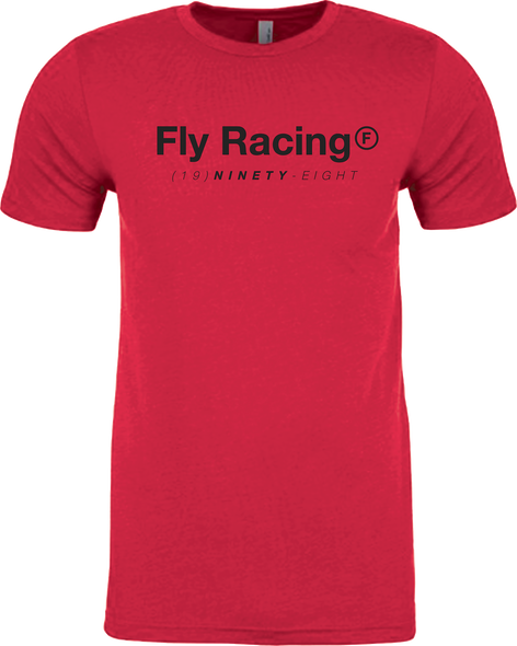 Fly Racing Fly Trademark Tee Red Lg 354-0316L