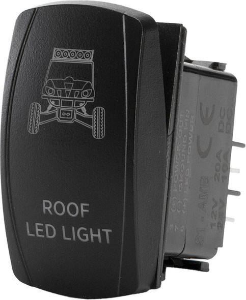 Flip Rhino Roof Led Lighting Switch Pro Series Backlit Sc1-Amb-L38