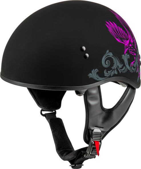 Gmax Hh-65 Corvus Helmet Matte Black/Purple/Grey Xl H16510963