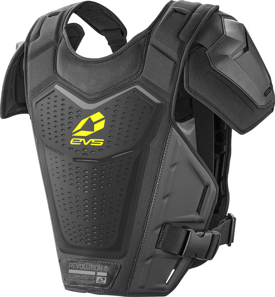 Evs Revo 5 Roost Guard Black Lg/Xl Rv5-Bk-L/Xl