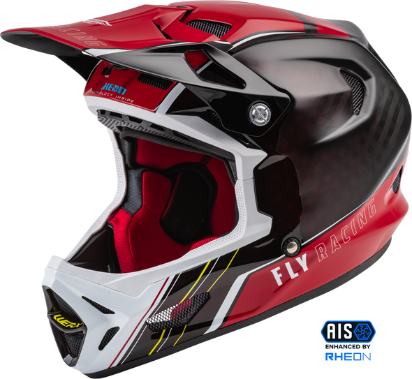 Fly Racing Youth Werx-R Carbon Helmet Red Carbon Yl 73-9226Yl