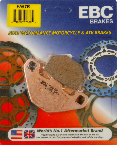 EBC Brake Pads Fa67R Sintered R Series Fa67R