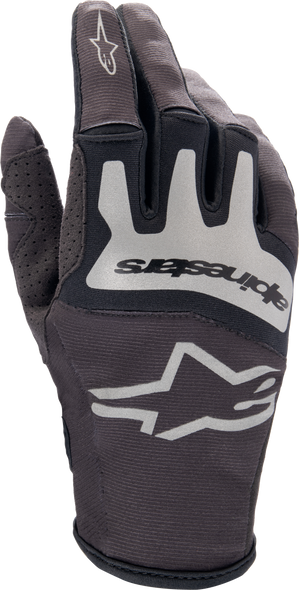 Alpinestars Techstar Gloves Black/Brushed Silver Sm 3561023-1419-S