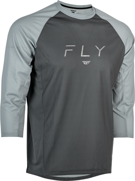 Fly Racing Ripa 3/4 Sleeve Jersey Grey/Light Grey Md 352-8133M