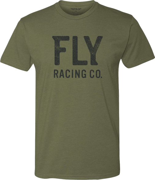 Fly Racing Fly Gauge Tee Olive Md 352-0105M
