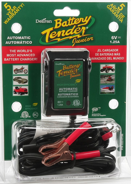 Battery Tender Junior 1.25 Amp 6V Charger 022-0196